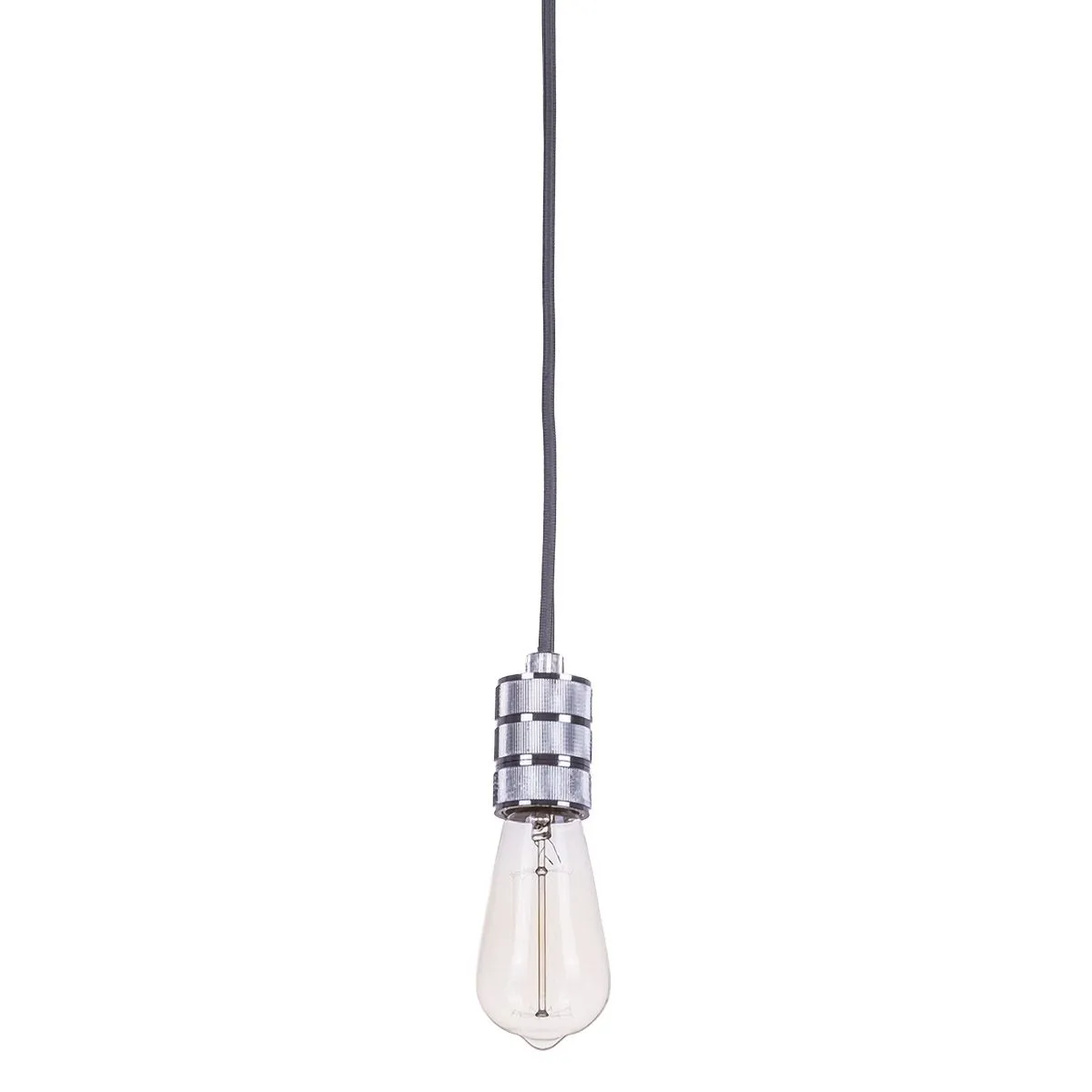 Millenia, nowoczesna oprawka wisząca, chromowana, E27, DS-M-010-03 CHROME